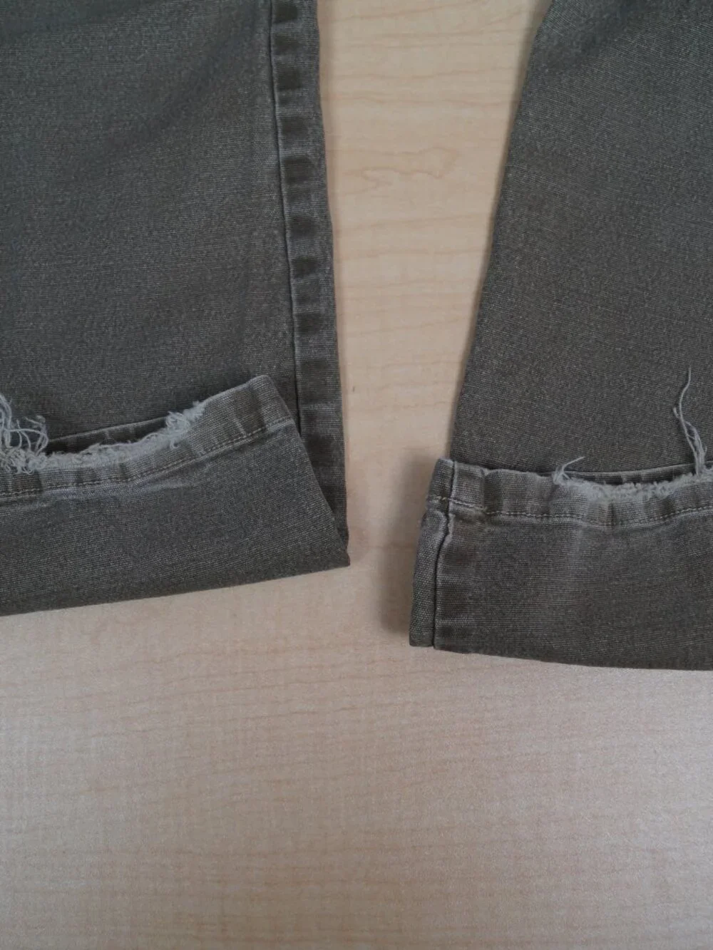 Kuhl Kanvus Jeans Khaki Stretch Canvas Articulated Knees Hiking Mens 36 x 31